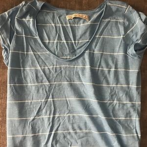 Abercrombie & Fitch Powder Blue Top